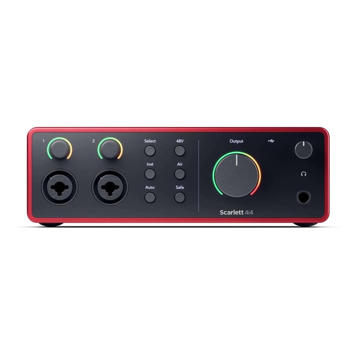 Interfaz de audio USB Focusrite Scarlett 4i4 4th Gen, para