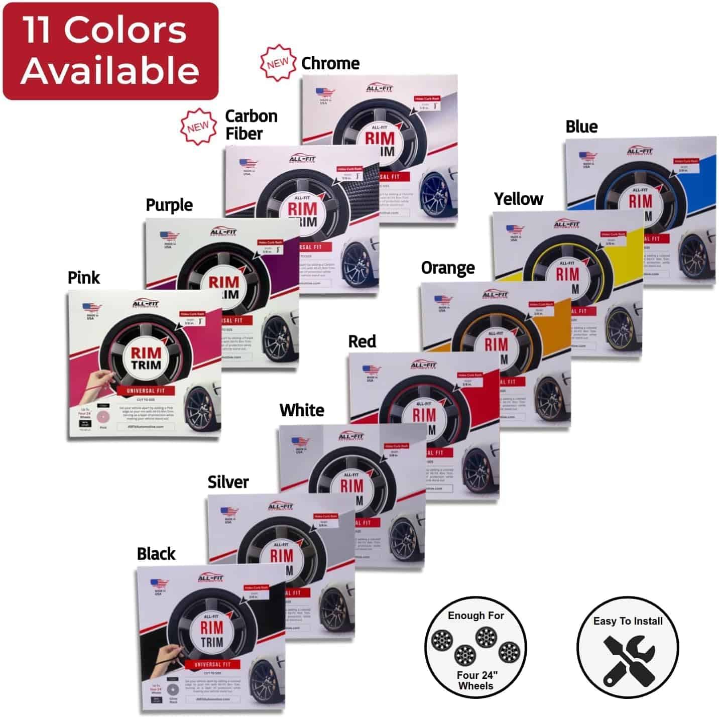 Tiras de protección de llanta All-Fit -Morado - Imagen 8