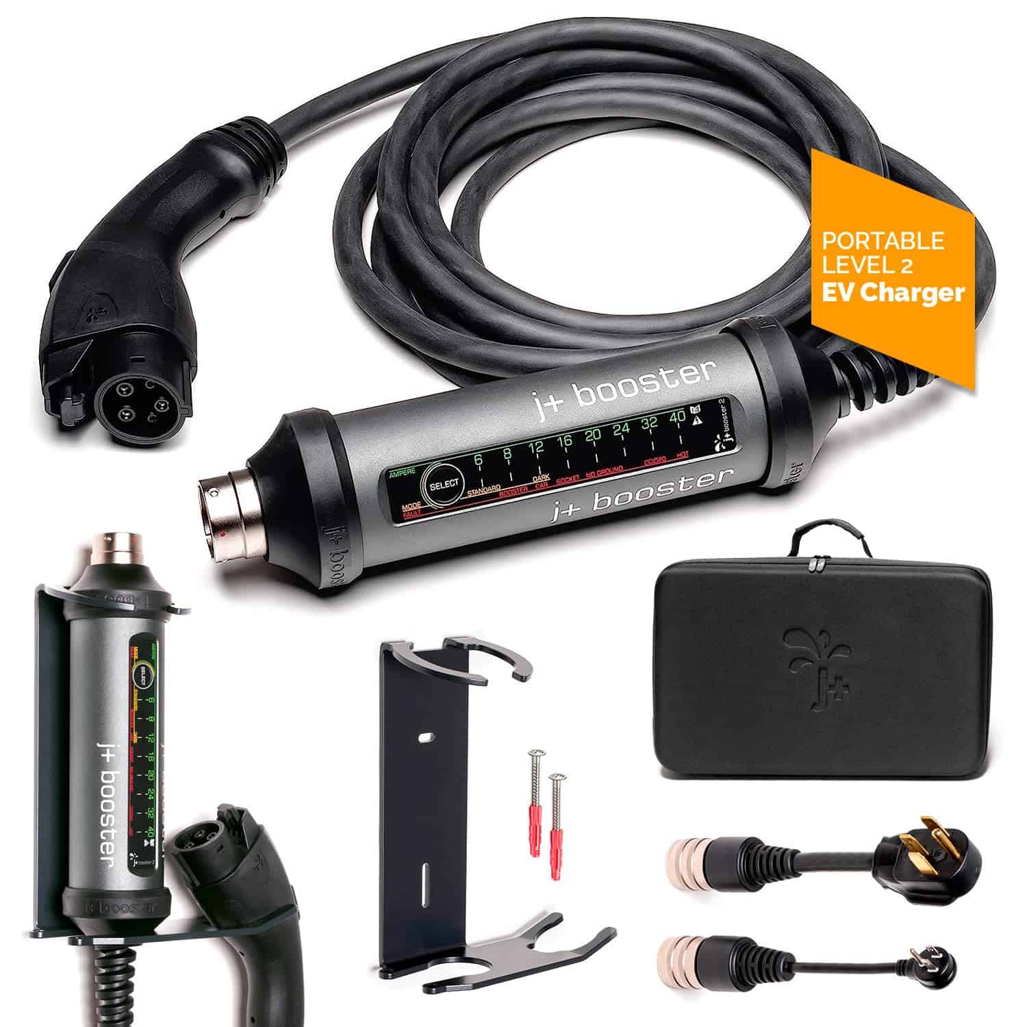 Cargador de vehículos eléctricos J+ Nivel 2 - Longitud de