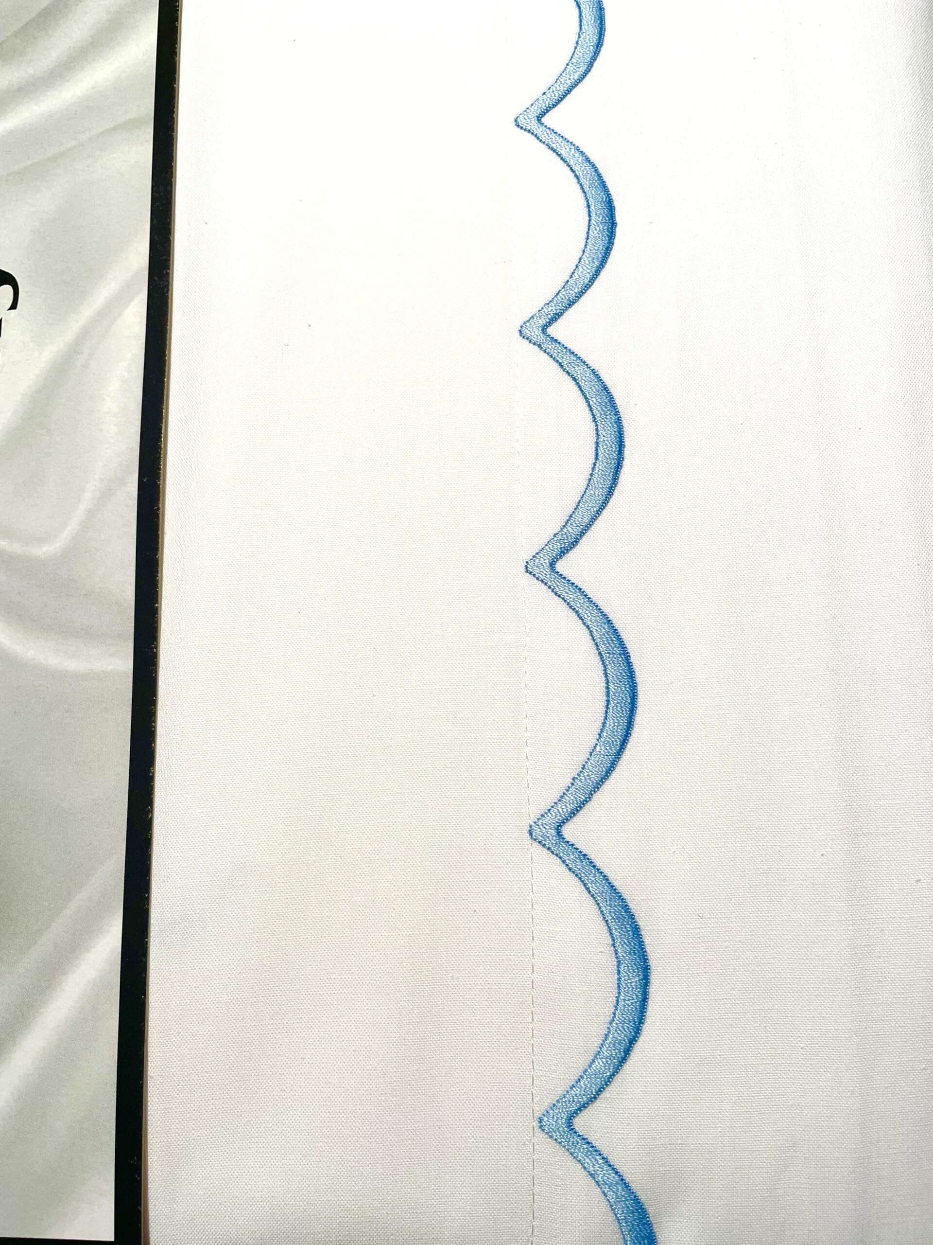 Juego de sábanas blancas Maurizio Italy de 4 piezas de 100% - Imagen 6