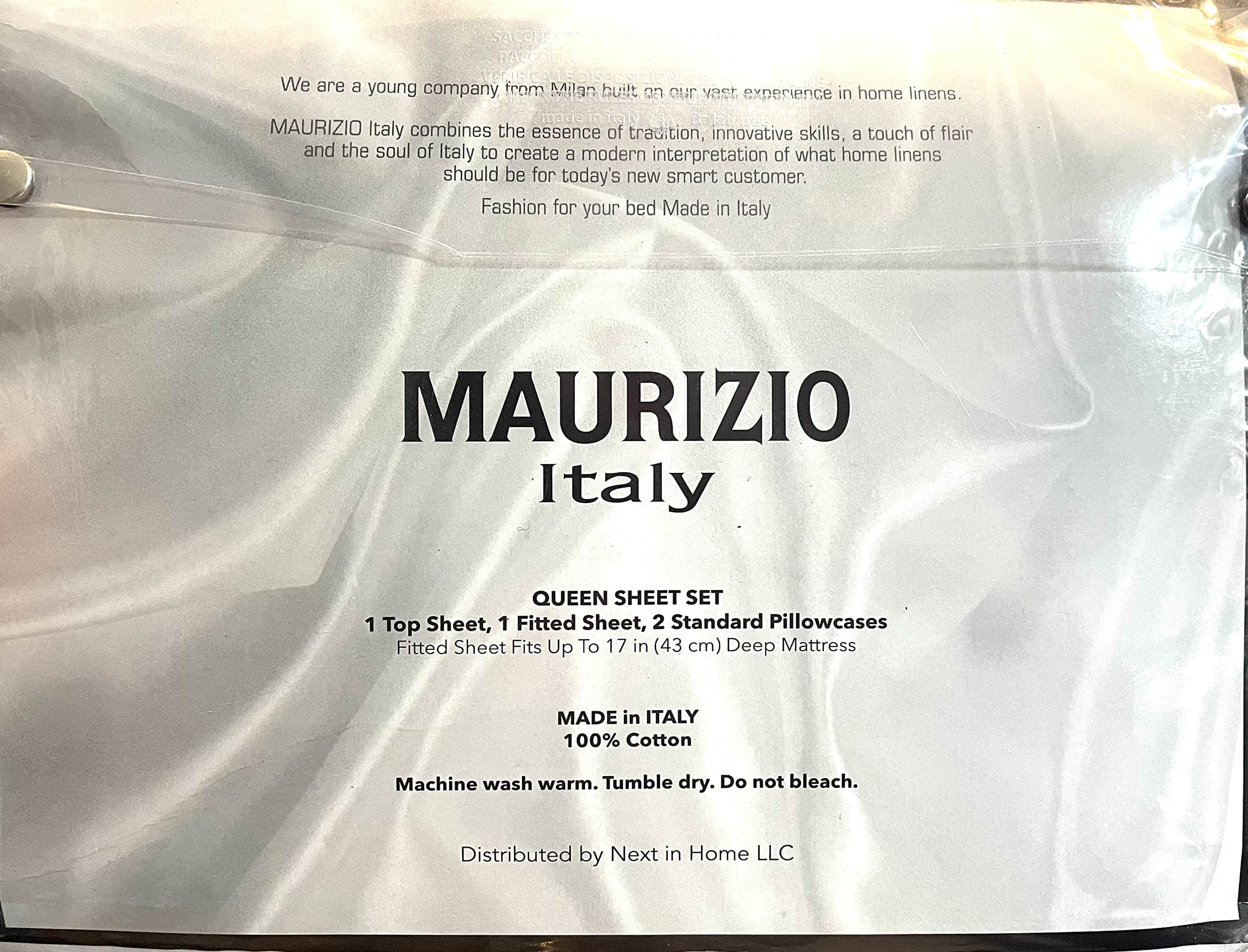 Juego de sábanas Maurizio Italy de 4 piezas -Golden Copper - Imagen 5