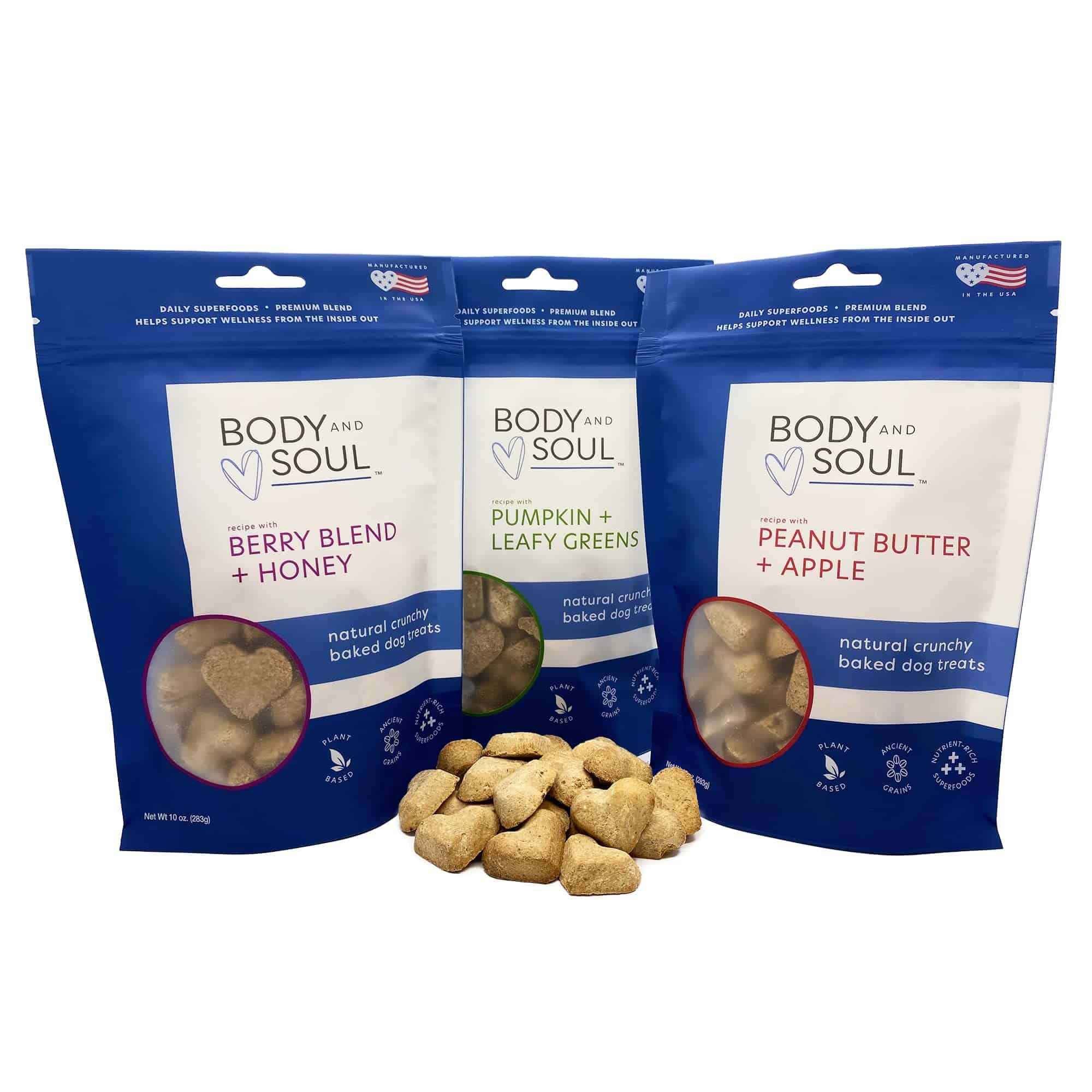 Golosinas para perros horneadas naturalmente Body and Soul