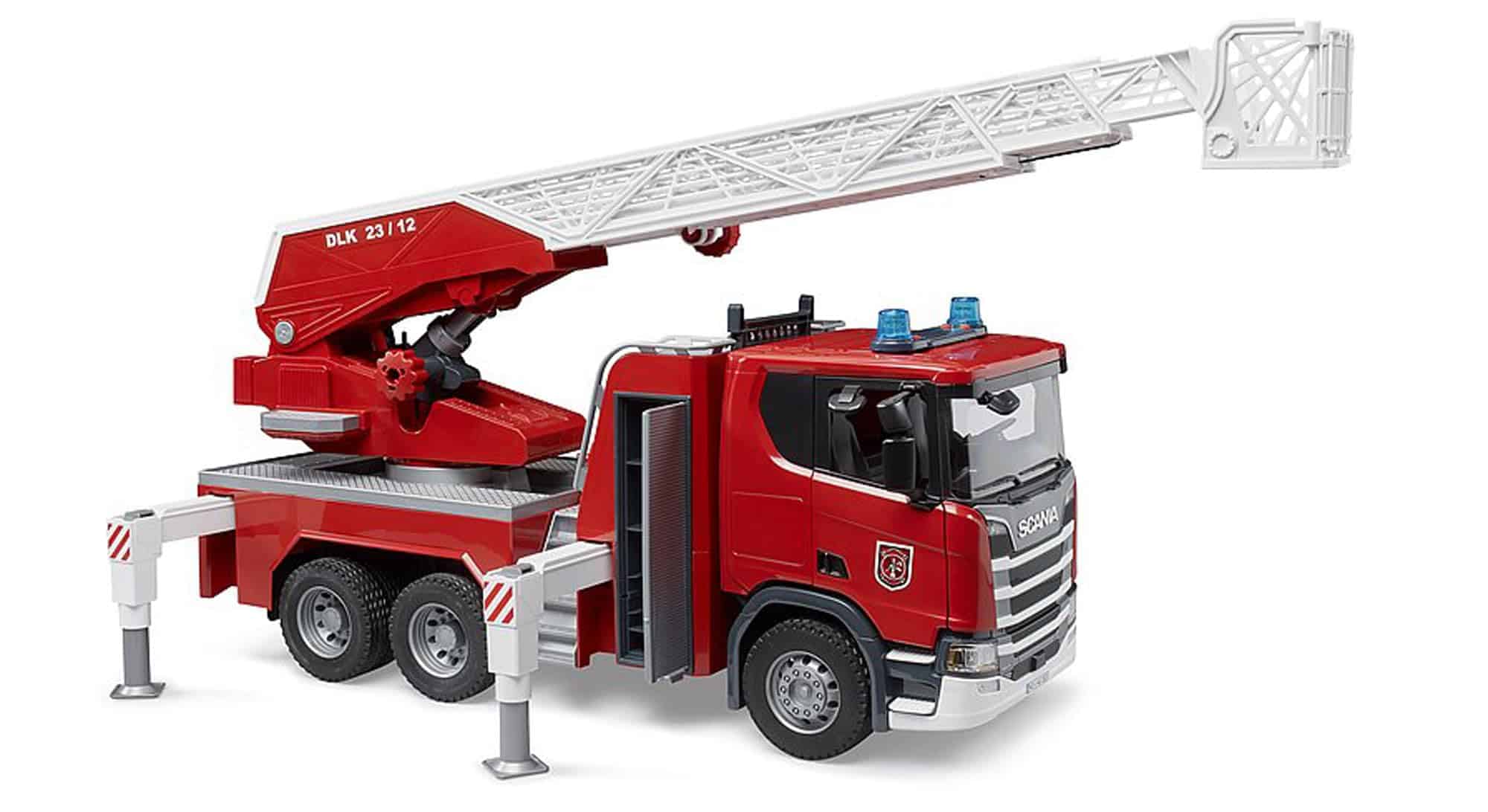 Bruder - Camión de bomberos SCANIA Super 560R con bomba de - Imagen 6