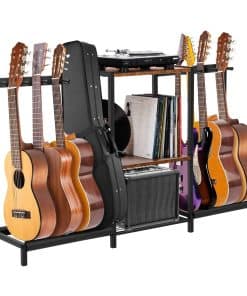 Nisorpa Soportes de guitarra metálicos para el suelo,