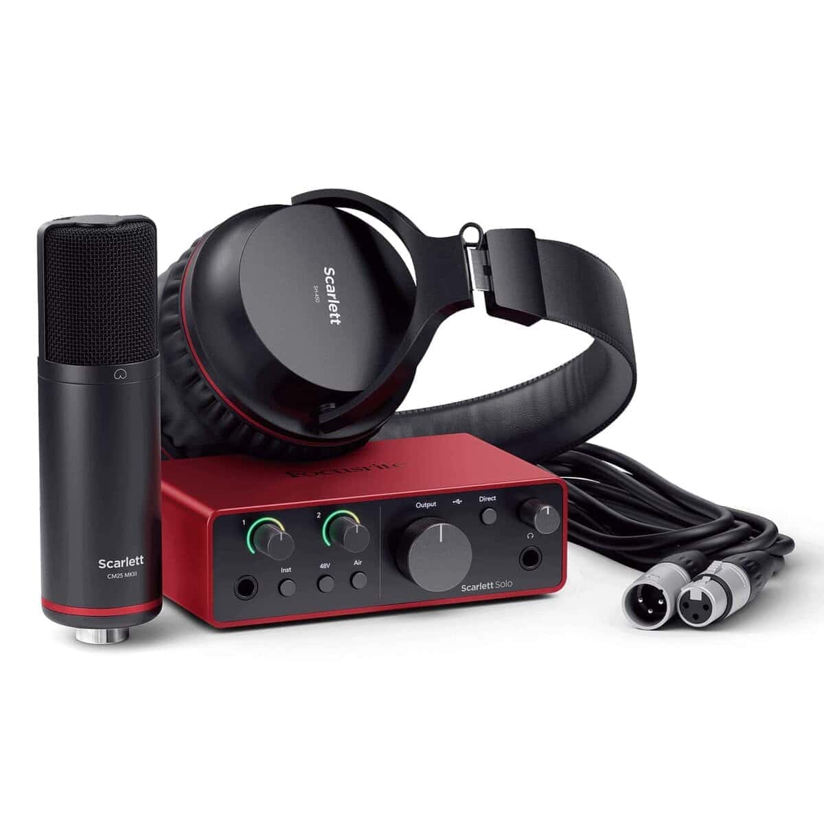 Focusrite Scarlett Solo Studio 4th Gen USB Interface Bundle