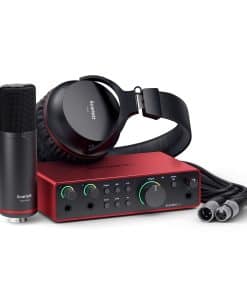 Paquete de Interfaz de Audio USB Focusrite Scarlett 2i2