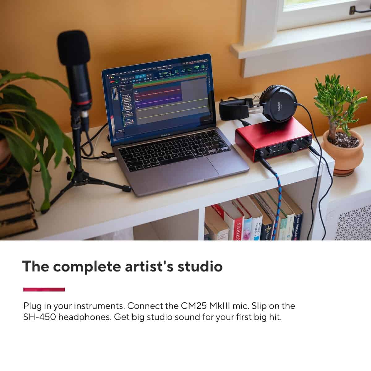 Paquete de Interfaz de Audio USB Focusrite Scarlett 2i2 - Imagen 4