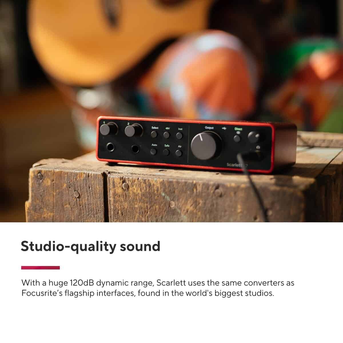 Paquete de Interfaz de Audio USB Focusrite Scarlett 2i2 - Imagen 5