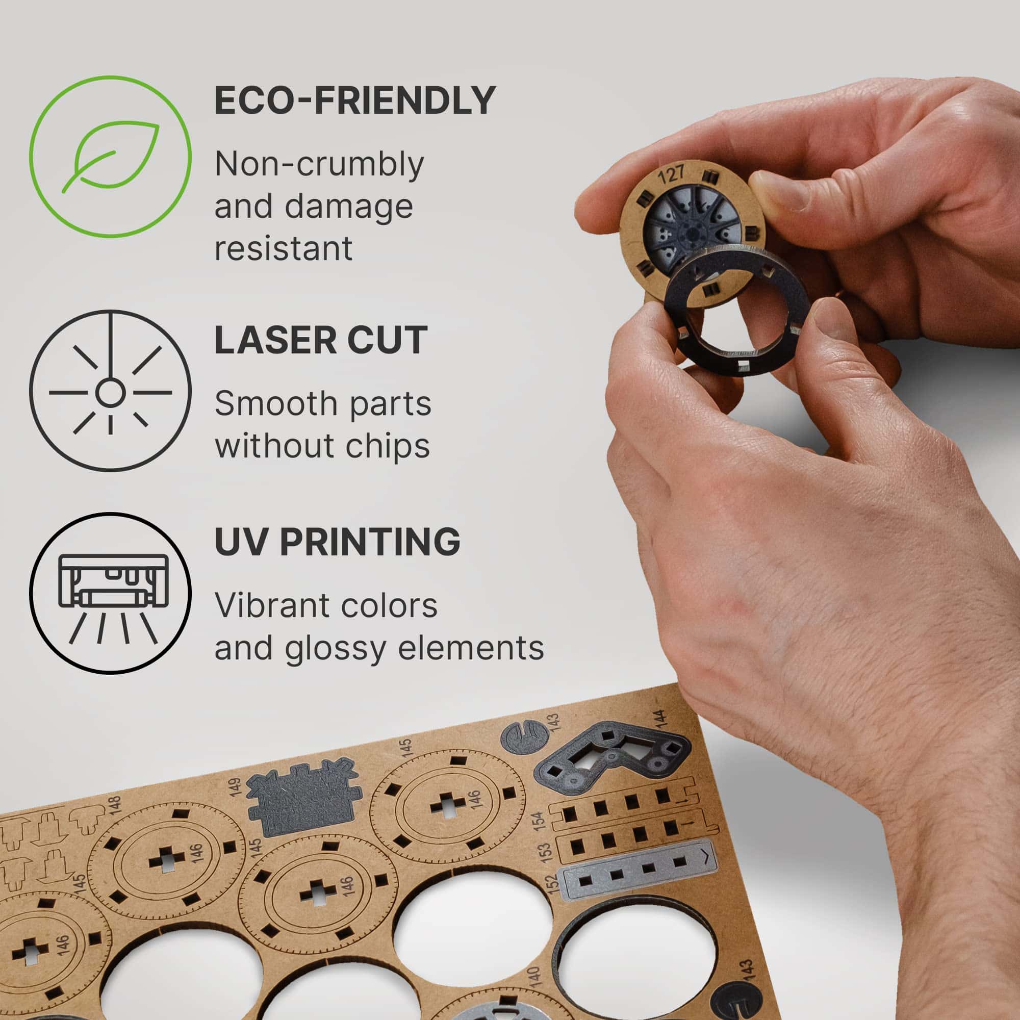 Rompecabezas de madera original UNIDRAGON para adultos - Imagen 8