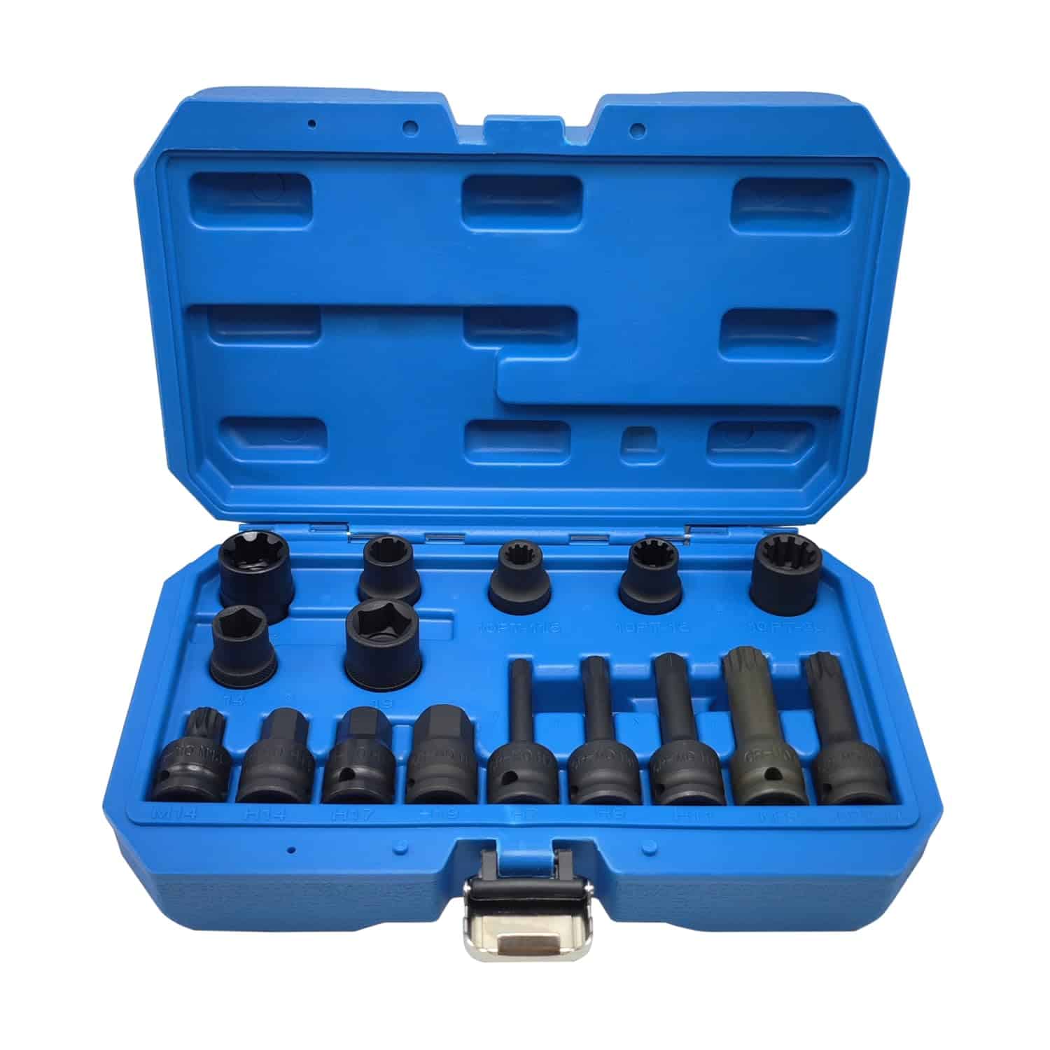 JEUCLEL 16PCS Juego de Llaves de Vaso Universales para