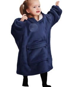 Manta con capucha KFUBUO para adulto, largo abrigo de forro