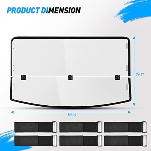 Parabrisas Abatible Frokom UTV, Parabrisas Abatible Ajuste - Imagen 3