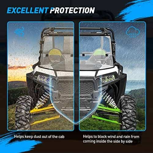 Parabrisas Abatible Frokom UTV, Parabrisas Abatible Ajuste - Imagen 7