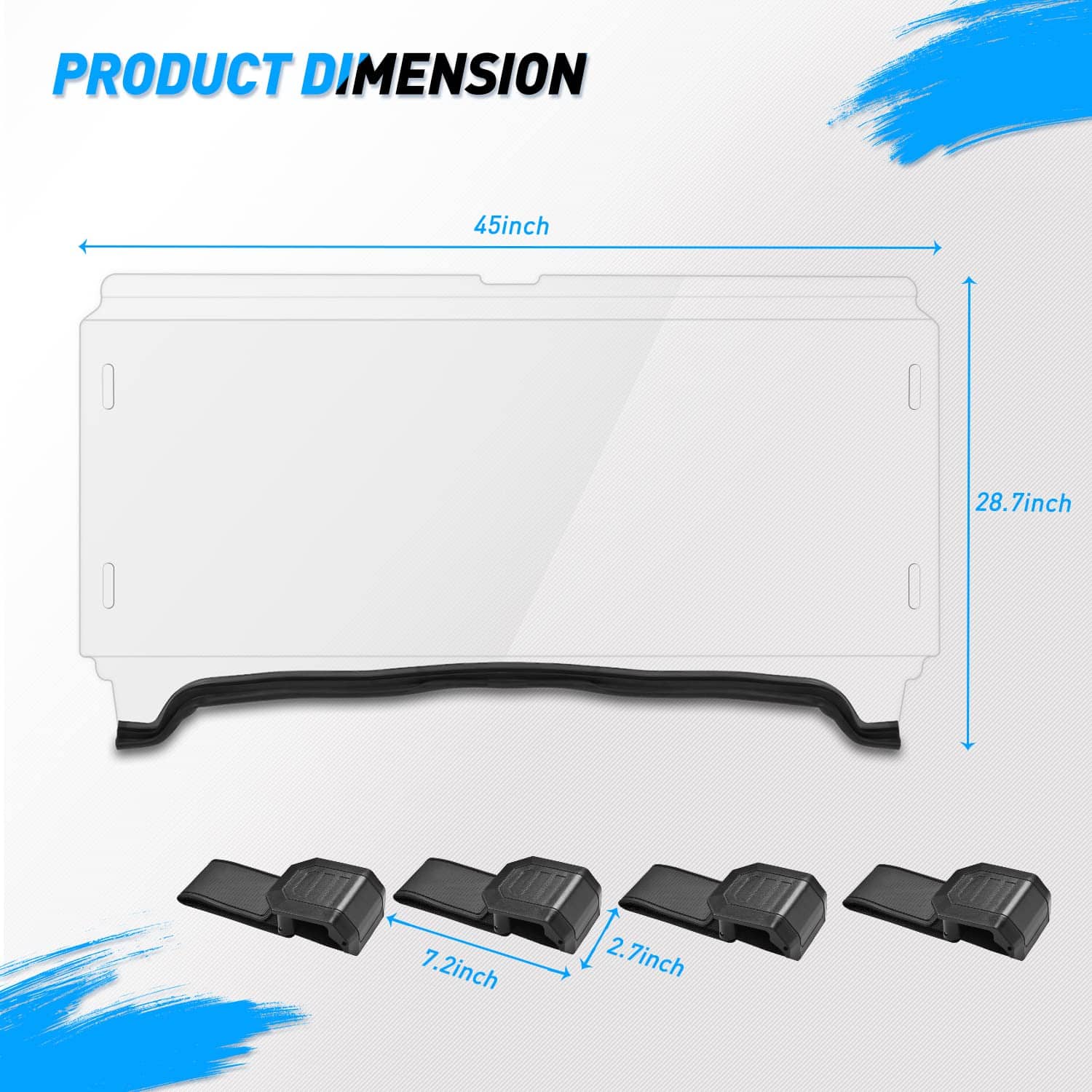 Parabrisas Delantero Frokom, Parabrisas Completo Compatible - Imagen 6