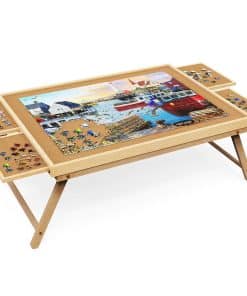 Mesa de Puzzle 2000 Piezas, Mesa de Puzzle con Cajones,