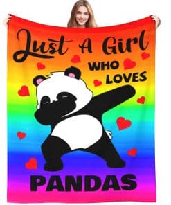 DUMTUTY Manta de Panda Linda Solo una Chica Que Ama las