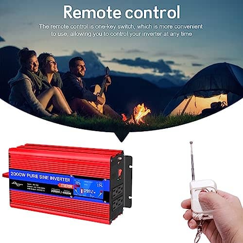 Inversor de Onda Sinusoidal Pura ETREPOW 2000W/4000W 12V DC - Imagen 8