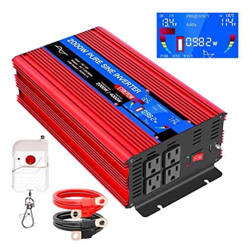 Inversor de Onda Sinusoidal Pura ETREPOW 2000W/4000W 12V DC