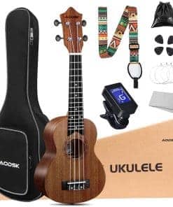 Kit de Ukulele de Concierto AODSK para Principiantes para