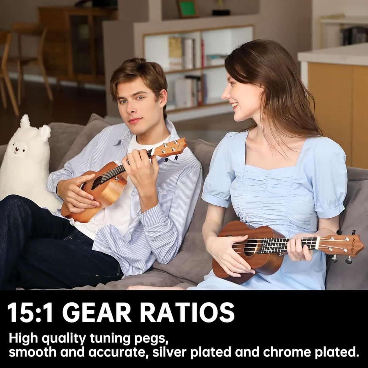 Kit de Ukulele de Concierto AODSK para Principiantes para - Imagen 3