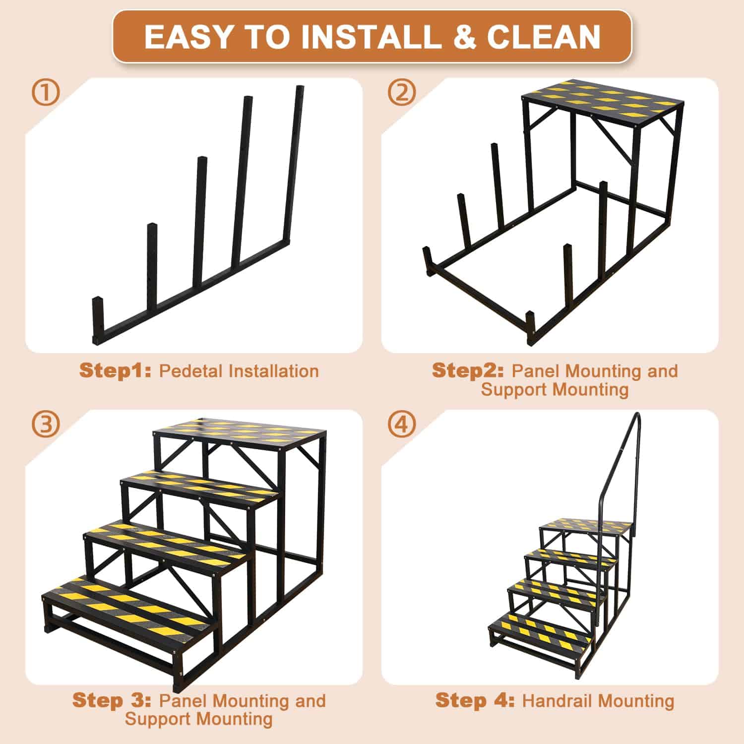 Barandilla de Asistencia Kinchoix para Escalera de 3 - Imagen 7