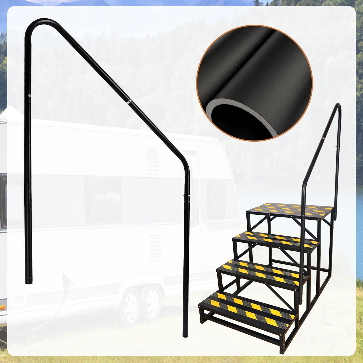 Barandilla de Asistencia Kinchoix para Escalera de 3 - Imagen 6