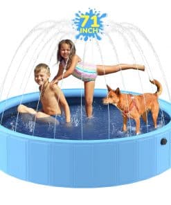 Piscina plegable para perros Bilibara de 71'', piscina