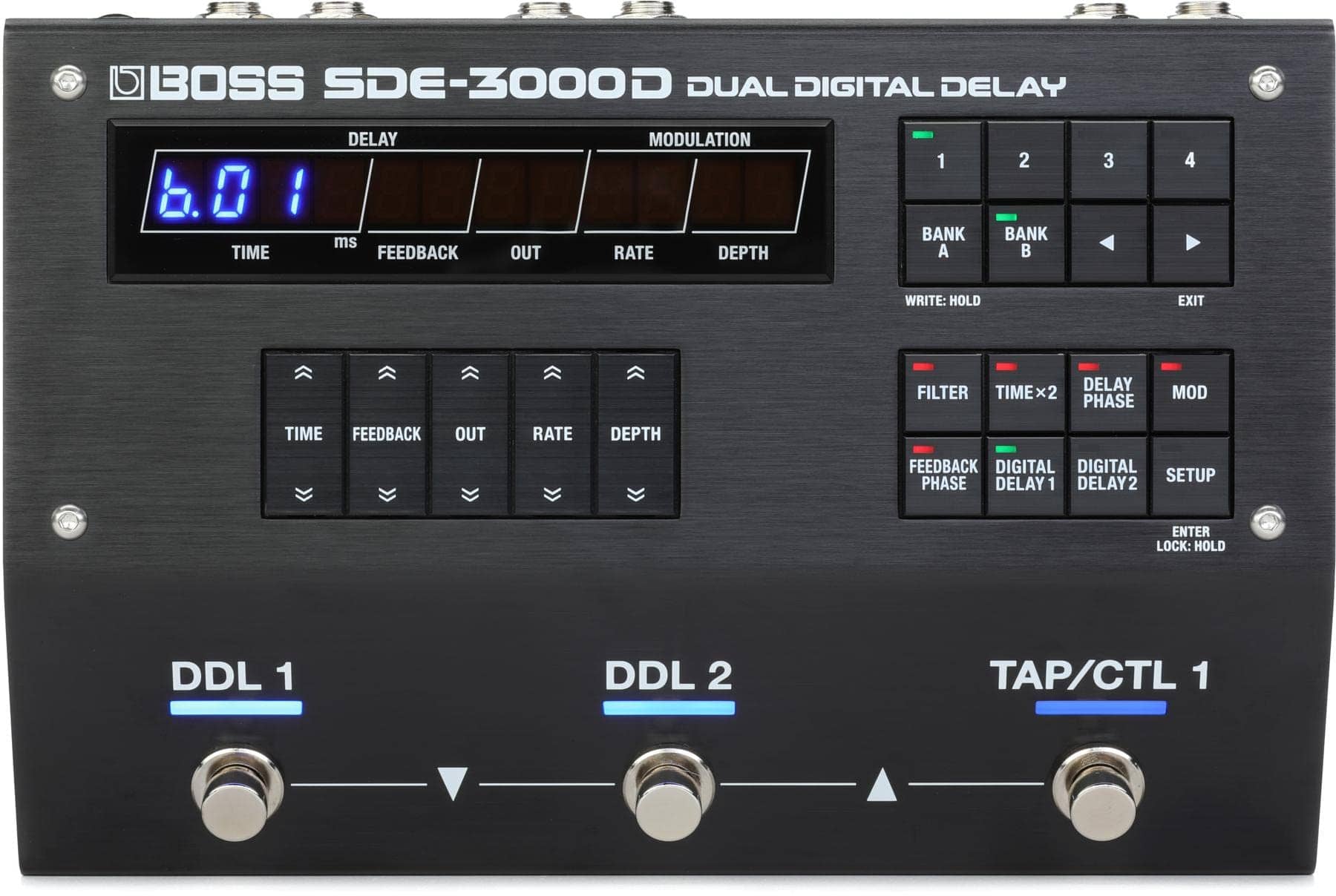 Pedal de Delay Digital Dual Boss SDE-3000D