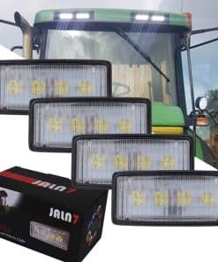 Juego de 4 luces LED para tractor John Deere 20W CE 12V 24V