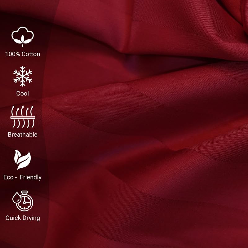 Juego de Funda de Edredón de Algodón Pizuna -Stripe Luxury B - Imagen 3