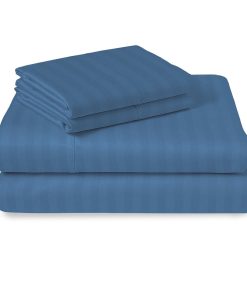 Juego de Sábanas de Algodón Pizuna Tamaño -Azul