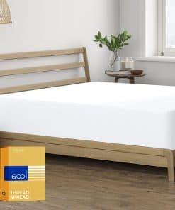 Sábana Ajustable de Tamaño King THREAD -Blanco