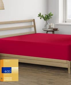 Sábana Ajustable de Talla Completa de Algodón Egipcio 100%