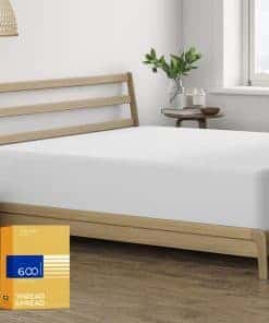 Sábana Ajustable 100% Algodón Thread Spread - 600 Hilos,