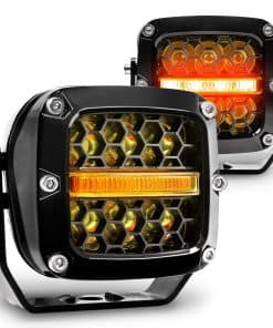 True MODS 3" 120W Amber LED Pods Offroad Driving Ditch