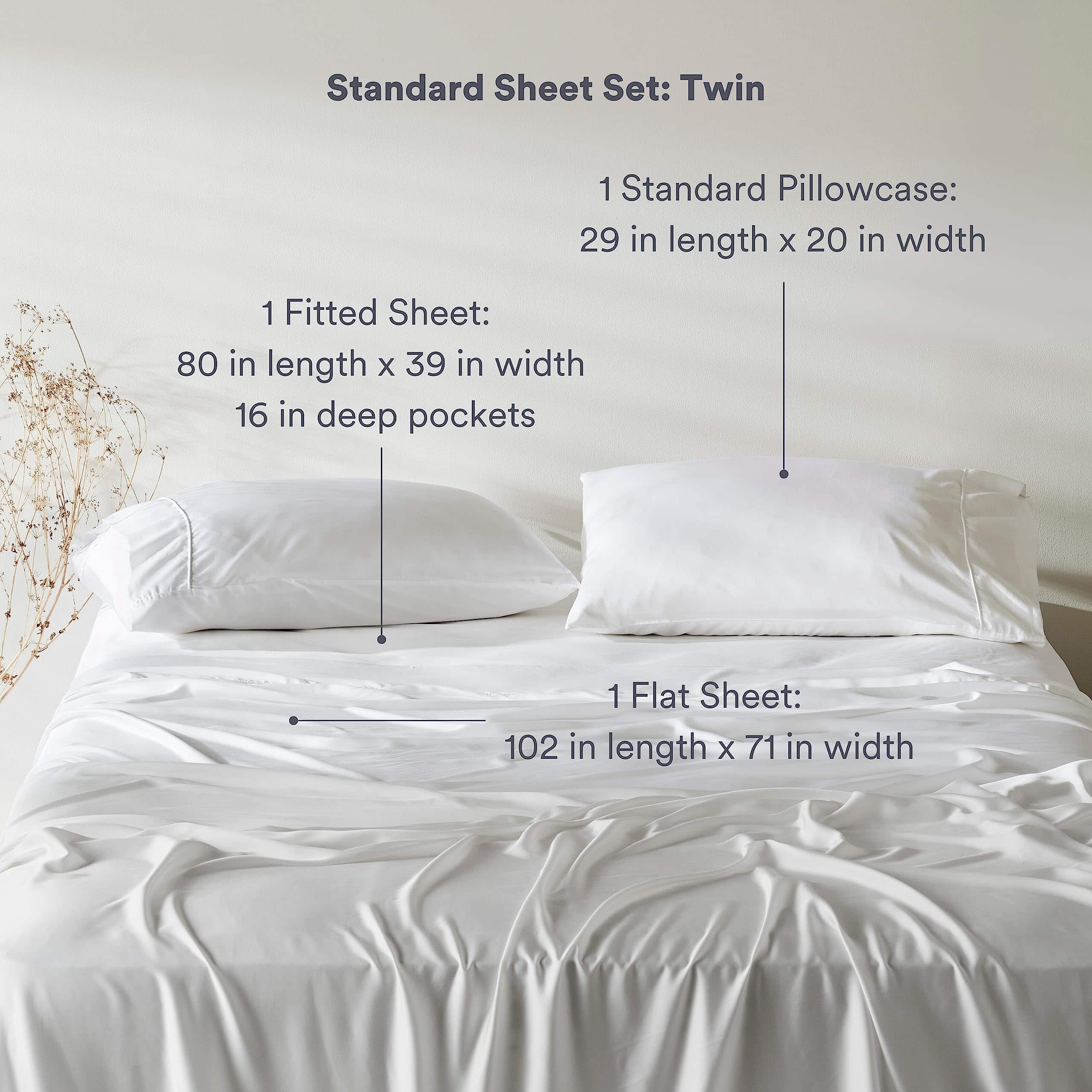 Juego de sábanas estándar de bambú orgánico 100% Lyocell de - Imagen 4