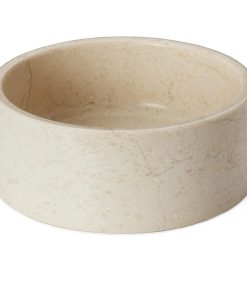 Plato de agua y comida para mascotas de Mármol AME GEMELLA