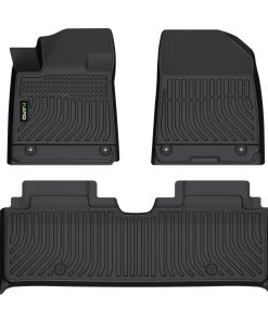 Tapetes para piso HAFIDI personalizados para -os, Negro