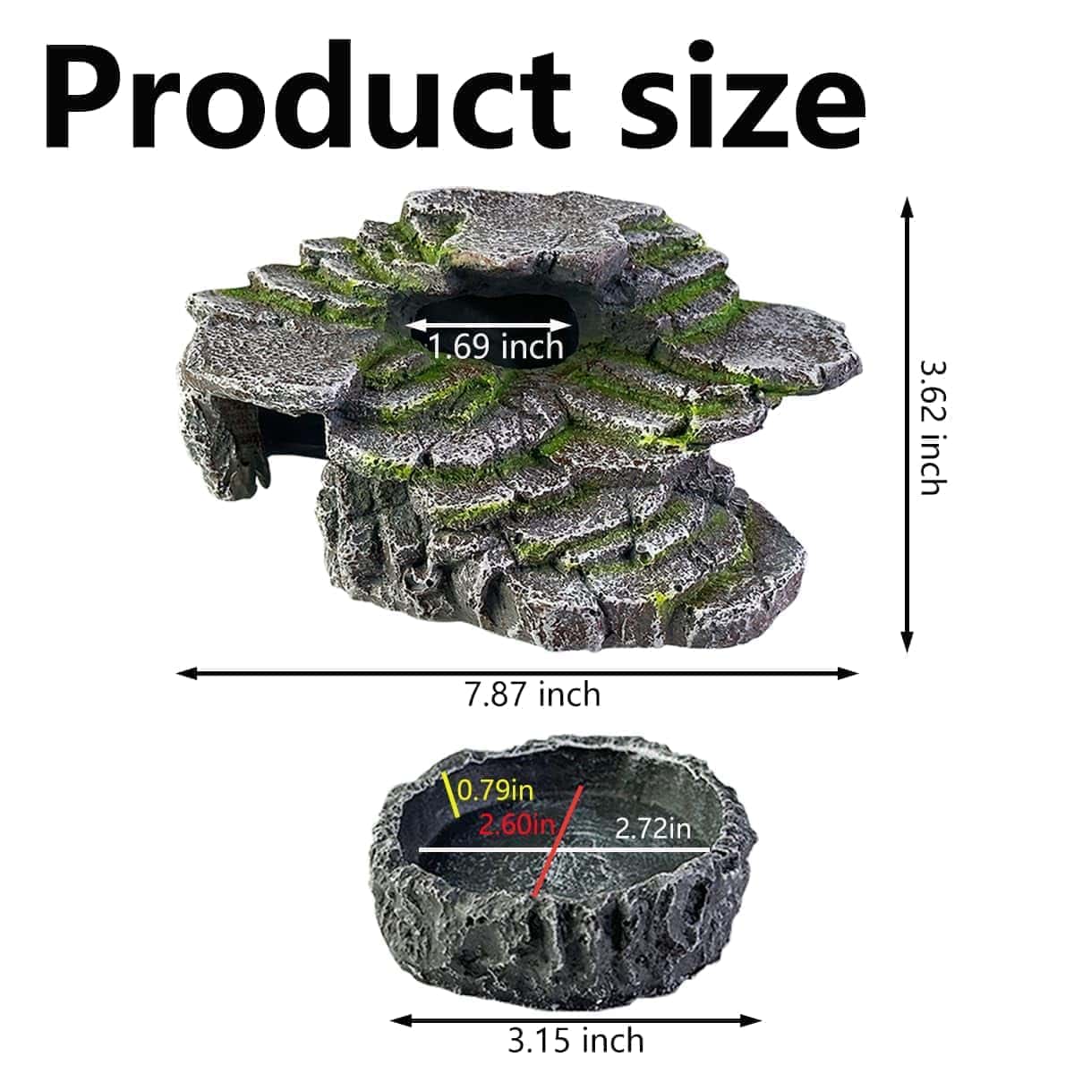 Plataforma de Descanso para Dragón Barbudo, Accesorios para - Imagen 3