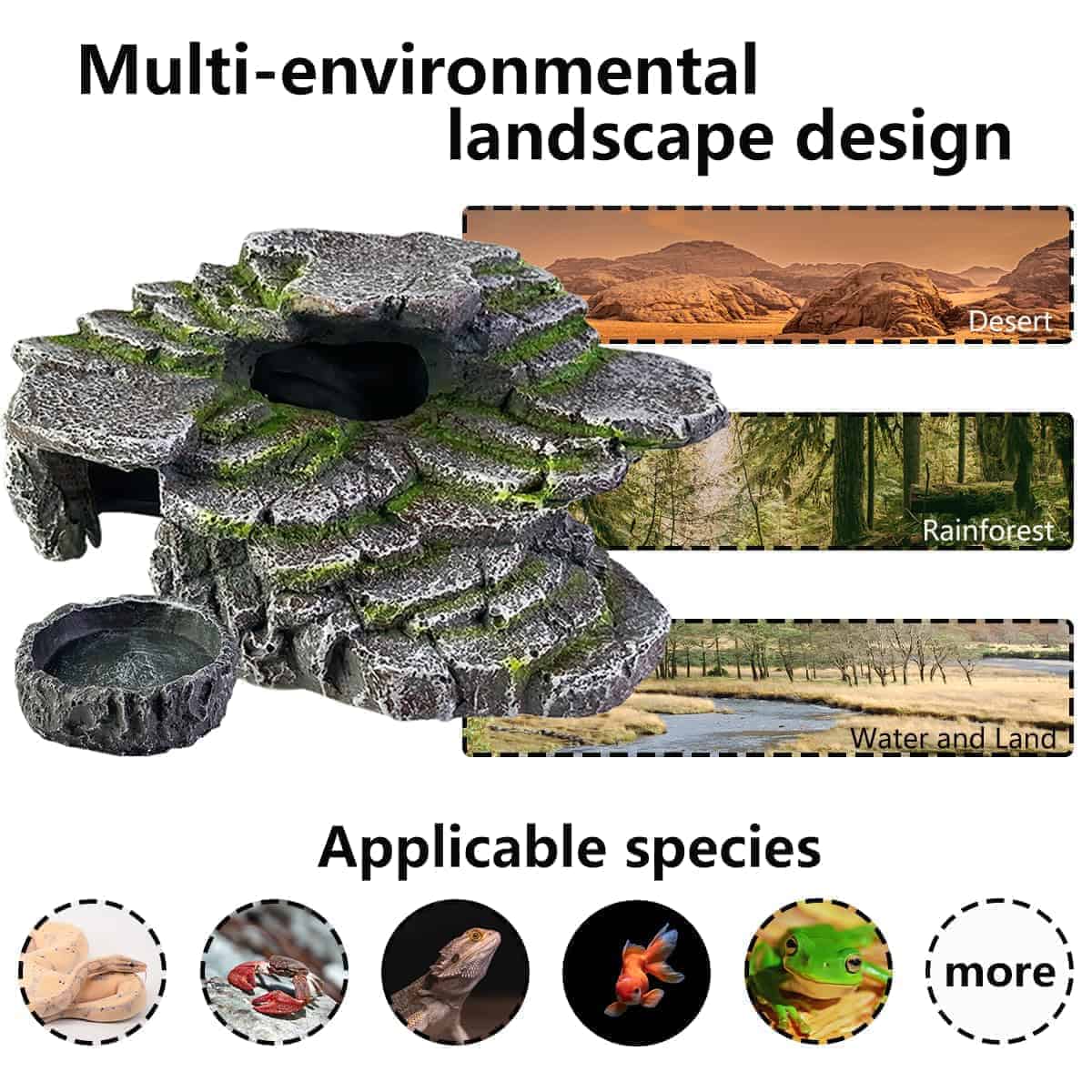 Plataforma de Descanso para Dragón Barbudo, Accesorios para - Imagen 7