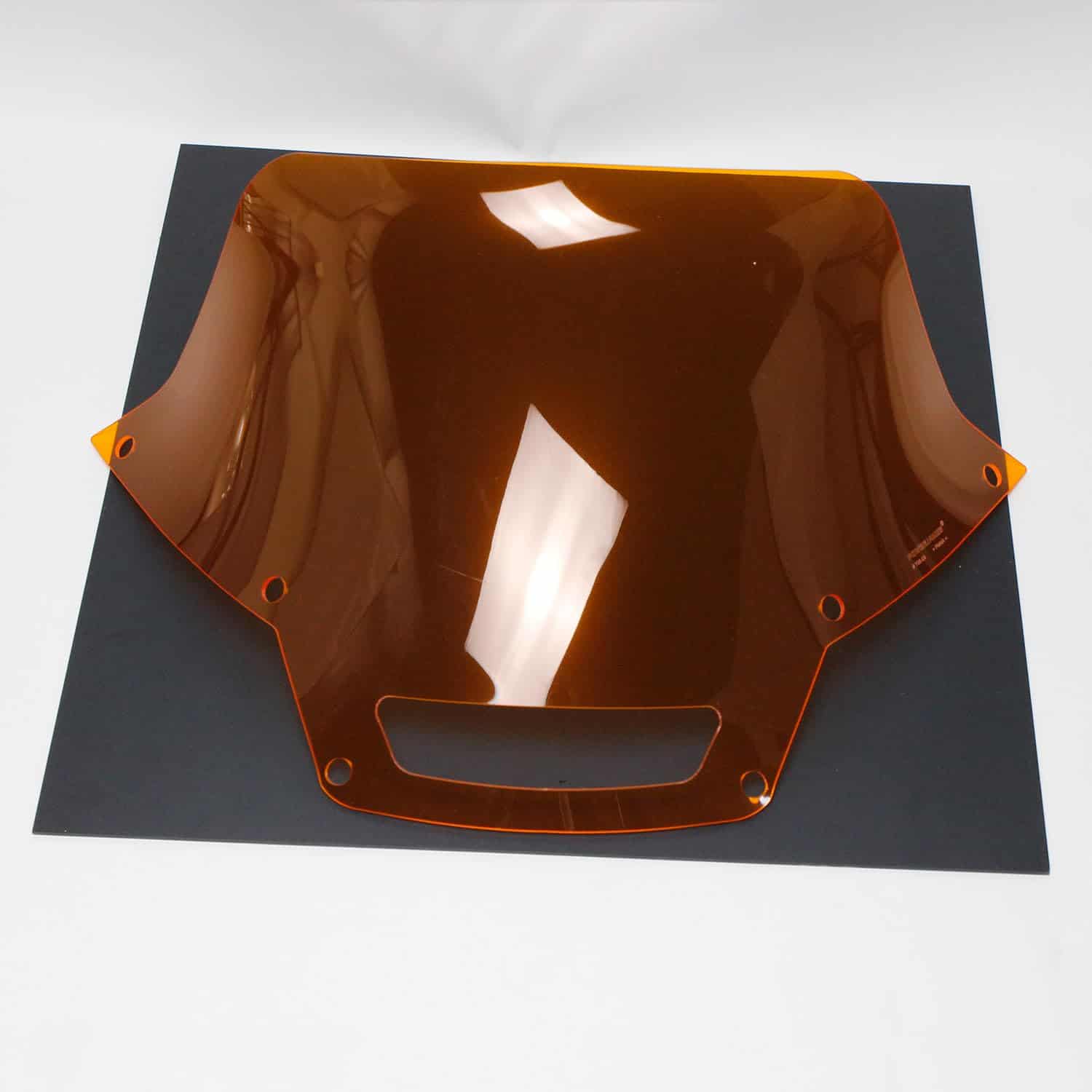 Parabrisas Spoilered POWER JAMES Naranja de 7.0 Pulgadas - Imagen 3