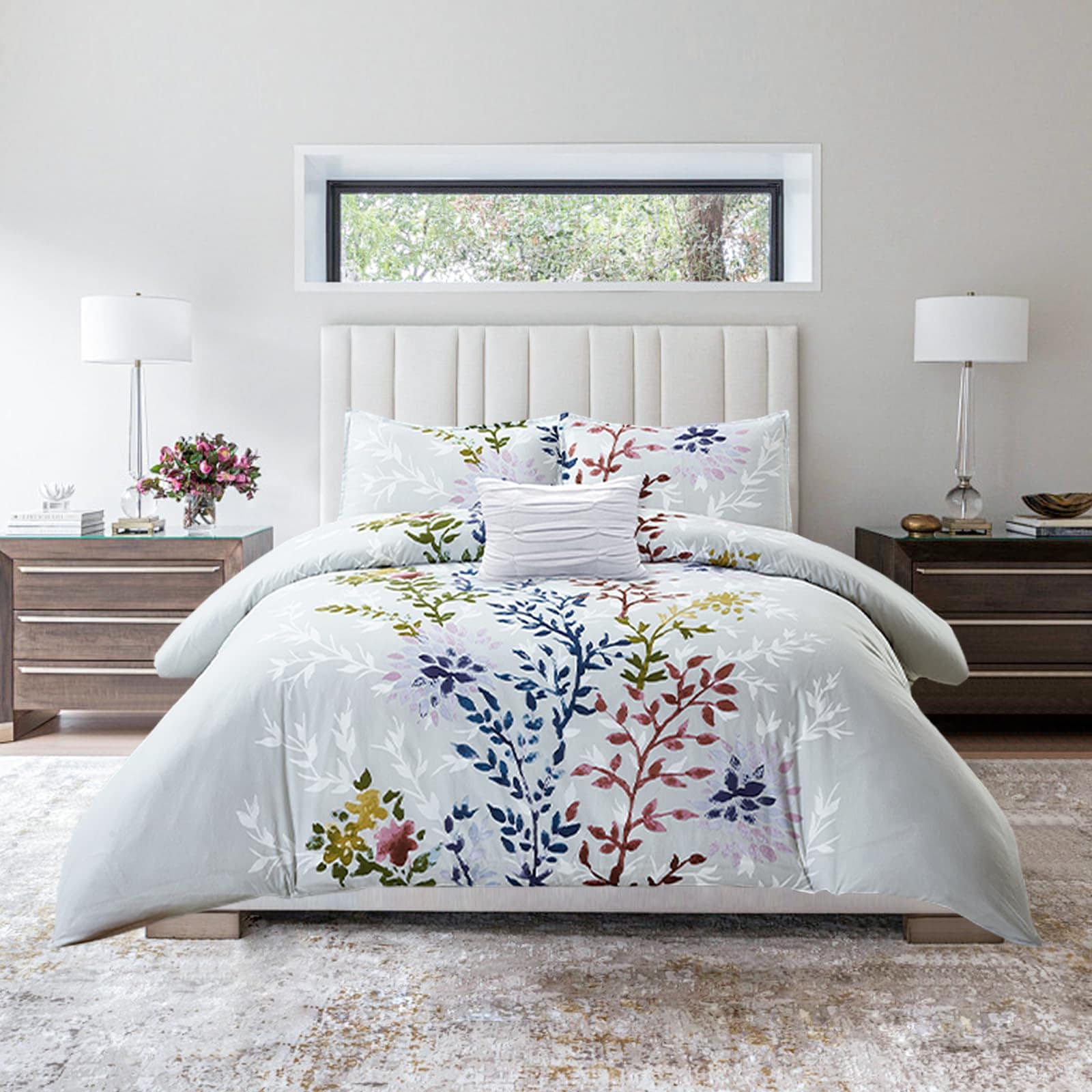 Set de Edredón King Size - Style Quarters 3 Piezas 100%