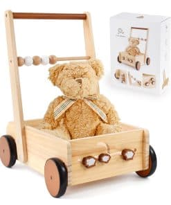 Par de Juguetes de Empuje de Madera para Bebés PairPear,