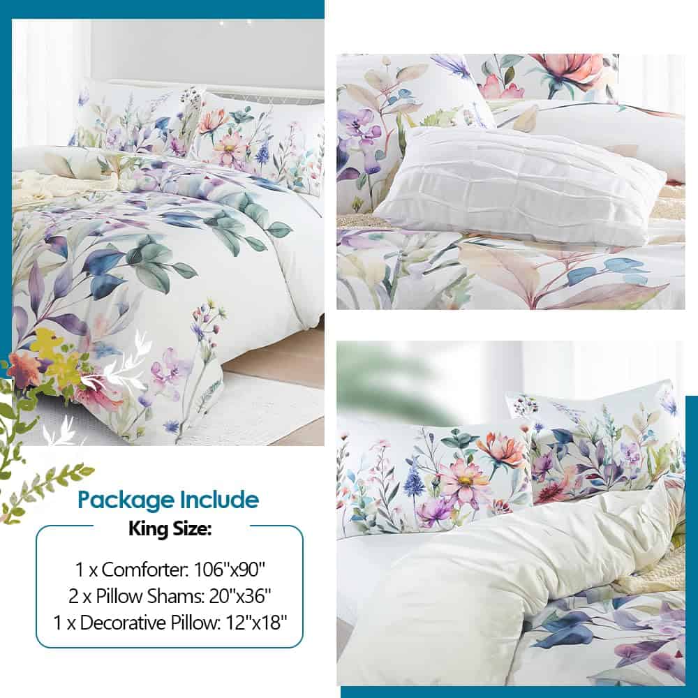 Juego de Edredón King Size - Set de 3 Piezas Juego de - Imagen 8