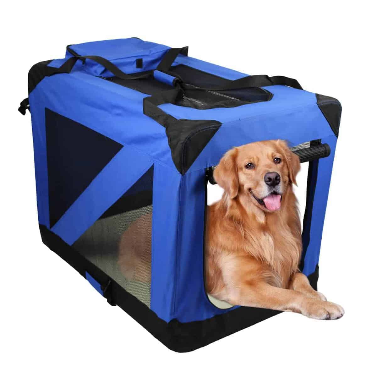 Transportadora de Mascotas Plegable ZAKAPAWS para Perros,
