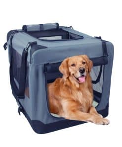 ZAKAPAWS Jaula para Perros Plegable Suave, 36'' Portátil 3