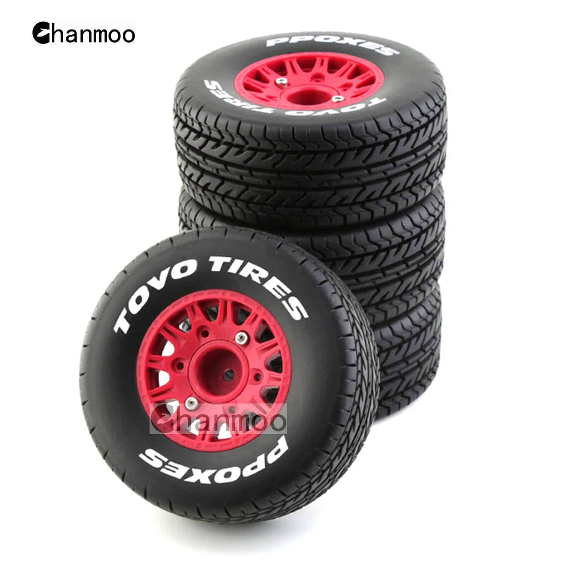 Neumáticos y Ruedas para Camiones Cortos de Carreras 1/10 - Imagen 9