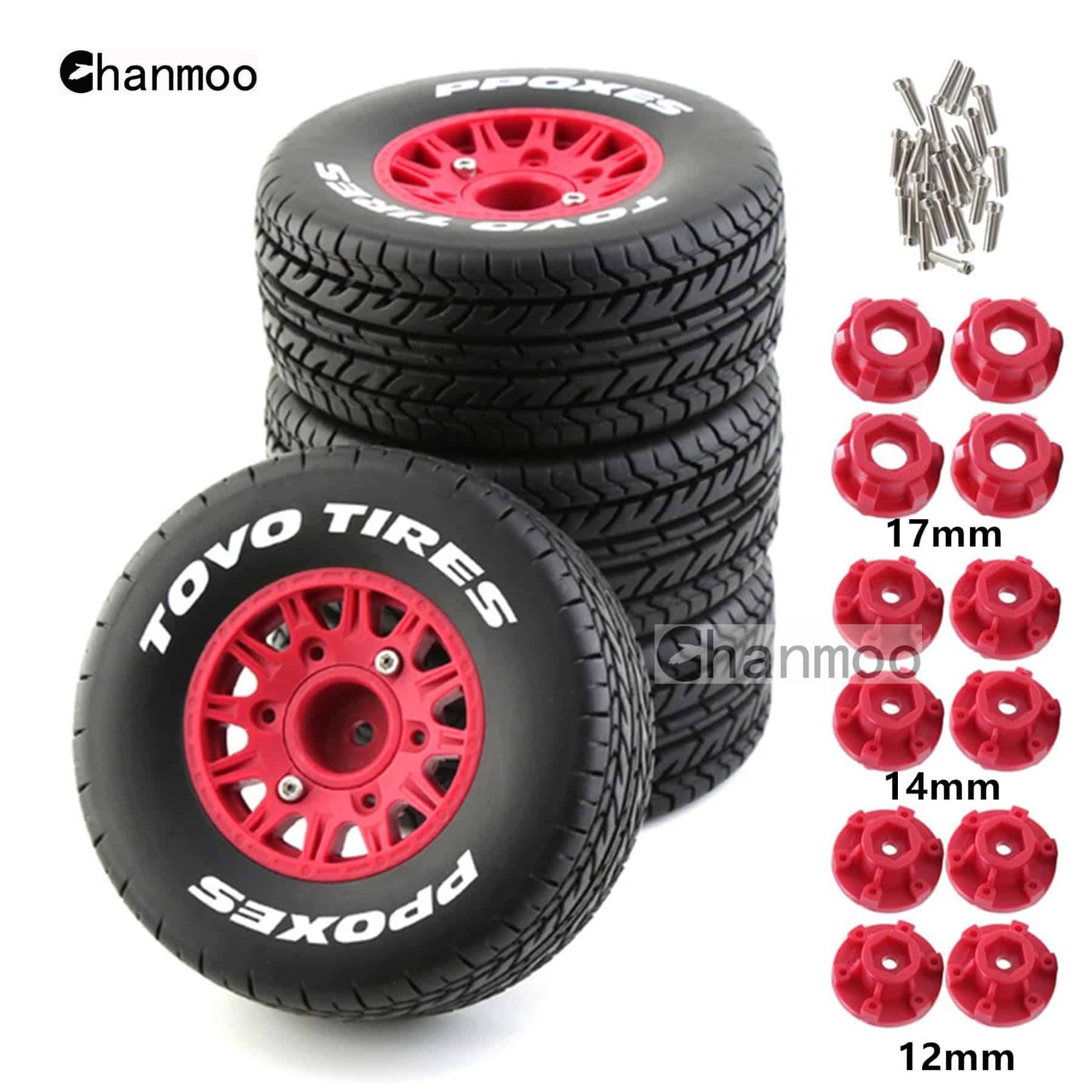 Neumáticos y Ruedas para Camiones Cortos de Carreras 1/10 - Imagen 5