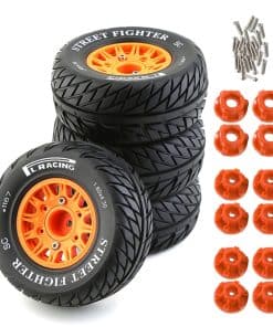 Neumáticos y ruedas para camión corto RC 1/10 de Chanmoo