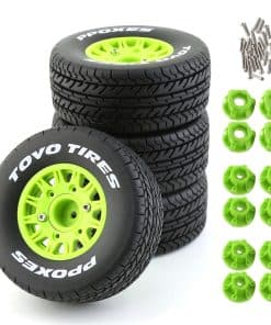 Llantas y ruedas para camión corto de 1/10 RC Chanmoo con